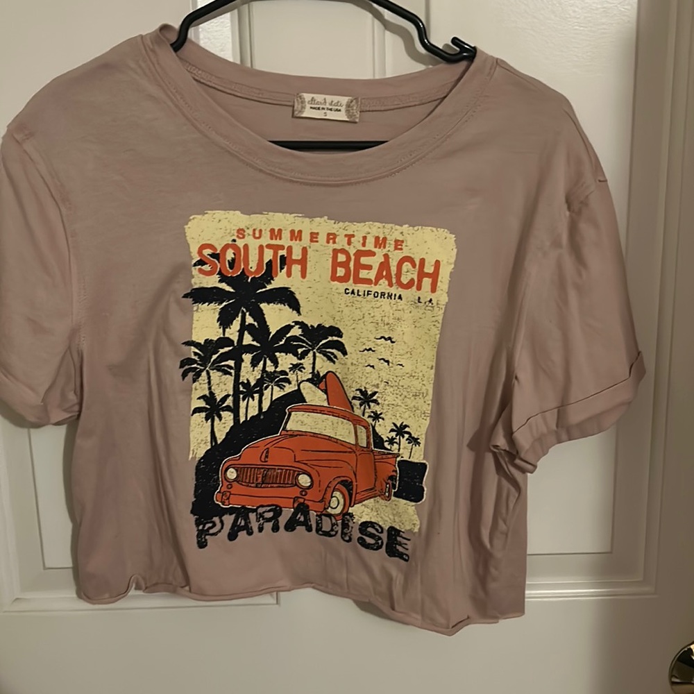 Cropped graphic T-Shirt
